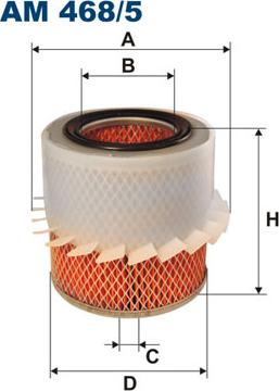 Filtron AM468/5 - Luftfilter alexcarstop-ersatzteile.com