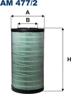 Filtron AM477/2 - Luftfilter alexcarstop-ersatzteile.com