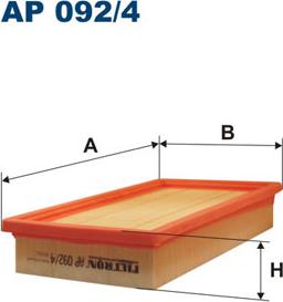 Filtron AP092/4 - Luftfilter alexcarstop-ersatzteile.com