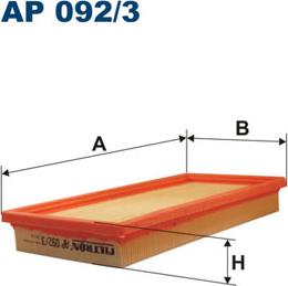 Filtron AP092/3 - Luftfilter alexcarstop-ersatzteile.com