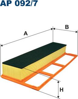 Filtron AP092/7 - Luftfilter alexcarstop-ersatzteile.com