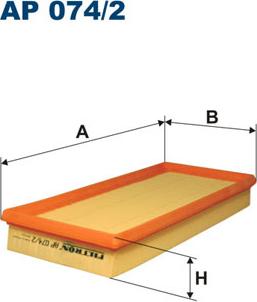 Filtron AP074/2 - Luftfilter alexcarstop-ersatzteile.com