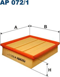 Filtron AP072/1 - Luftfilter alexcarstop-ersatzteile.com