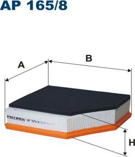 Filtron AP165/8 - Luftfilter alexcarstop-ersatzteile.com