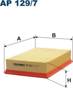 Filtron AP129/7 - Luftfilter alexcarstop-ersatzteile.com