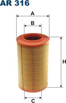 Filtron AR316 - Luftfilter alexcarstop-ersatzteile.com