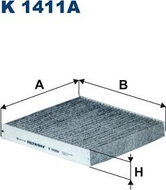 Filtron K 1411A - Filter, Innenraumluft alexcarstop-ersatzteile.com