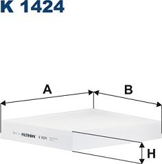 Filtron K 1424 - Filter, Innenraumluft alexcarstop-ersatzteile.com