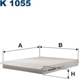 Filtron K1055 - Filter, Innenraumluft alexcarstop-ersatzteile.com