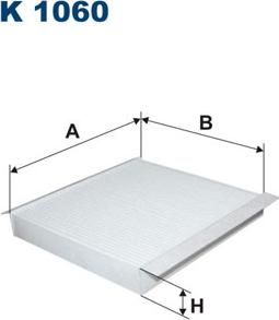 Filtron K1060 - Filter, Innenraumluft alexcarstop-ersatzteile.com