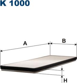 Filtron K1000 - Filter, Innenraumluft alexcarstop-ersatzteile.com