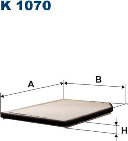 Filtron K1070 - Filter, Innenraumluft alexcarstop-ersatzteile.com