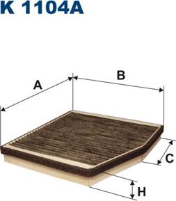 Filtron K1104A - Filter, Innenraumluft alexcarstop-ersatzteile.com