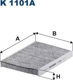 Filtron K 1101A - Filter, Innenraumluft alexcarstop-ersatzteile.com