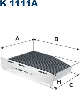 Filtron K1111A - Filter, Innenraumluft alexcarstop-ersatzteile.com