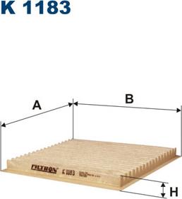 Filtron K1183 - Filter, Innenraumluft alexcarstop-ersatzteile.com