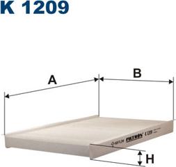 Filtron K1209 - Filter, Innenraumluft alexcarstop-ersatzteile.com