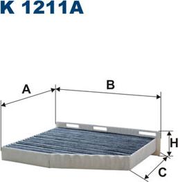 Filtron K1211A - Filter, Innenraumluft alexcarstop-ersatzteile.com