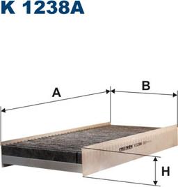 Filtron K1238A - Filter, Innenraumluft alexcarstop-ersatzteile.com