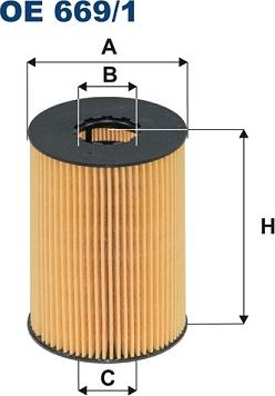 Filtron OE669/1 - Ölfilter alexcarstop-ersatzteile.com