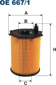 Filtron OE667/1 - Ölfilter alexcarstop-ersatzteile.com