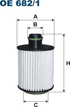 Filtron OE682/1 - Ölfilter alexcarstop-ersatzteile.com