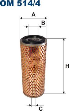 Filtron OM514/4 - Ölfilter alexcarstop-ersatzteile.com