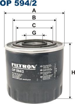 Filtron OP594/2 - Ölfilter alexcarstop-ersatzteile.com