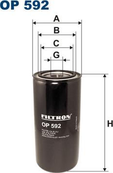 Filtron OP592 - Ölfilter alexcarstop-ersatzteile.com