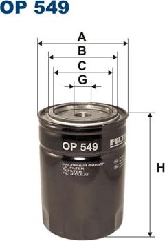 Filtron OP549 - Ölfilter alexcarstop-ersatzteile.com