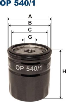 Filtron OP540/1 - Ölfilter alexcarstop-ersatzteile.com