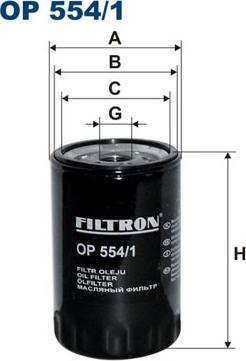 Filtron OP554/1 - Ölfilter alexcarstop-ersatzteile.com