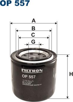 Filtron OP557 - Ölfilter alexcarstop-ersatzteile.com