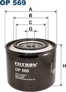 Filtron OP569 - Ölfilter alexcarstop-ersatzteile.com