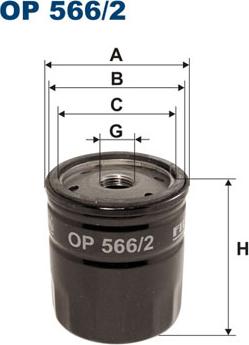 Filtron OP566/2 - Ölfilter alexcarstop-ersatzteile.com