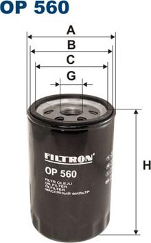 Filtron OP560 - Ölfilter alexcarstop-ersatzteile.com