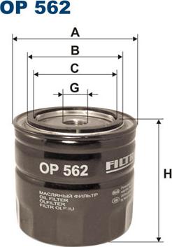 Filtron OP562 - Ölfilter alexcarstop-ersatzteile.com