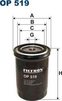 Filtron OP519 - Ölfilter alexcarstop-ersatzteile.com