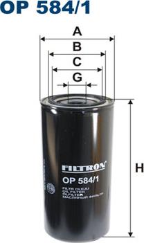 Filtron OP584/1 - Ölfilter alexcarstop-ersatzteile.com