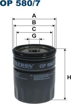 Filtron OP580/7 - Ölfilter alexcarstop-ersatzteile.com