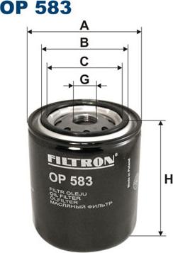 Filtron OP583 - Ölfilter alexcarstop-ersatzteile.com