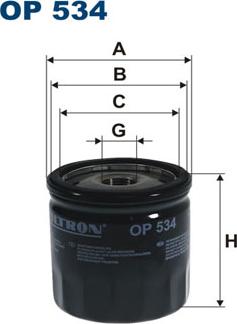 Filtron OP534 - Ölfilter alexcarstop-ersatzteile.com