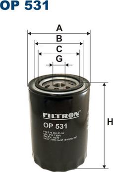 Filtron OP531 - Ölfilter alexcarstop-ersatzteile.com