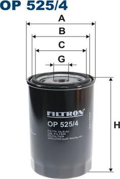 Filtron OP525/4 - Ölfilter alexcarstop-ersatzteile.com