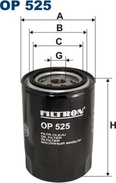 Filtron OP525 - Ölfilter alexcarstop-ersatzteile.com