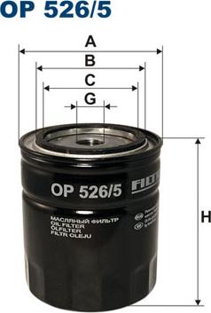 Filtron OP526/5 - Ölfilter alexcarstop-ersatzteile.com