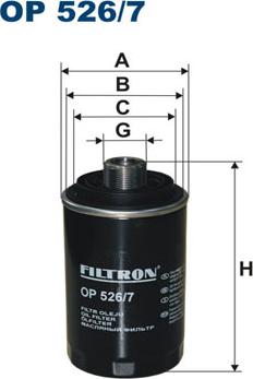 Filtron OP526/7 - Ölfilter alexcarstop-ersatzteile.com