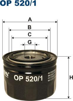 Filtron OP520/1 - Ölfilter alexcarstop-ersatzteile.com