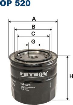 Filtron OP520 - Ölfilter alexcarstop-ersatzteile.com