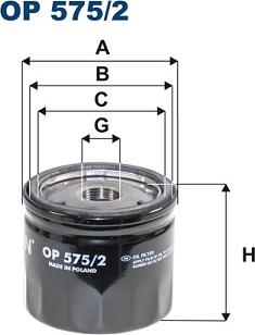 Filtron OP575/2 - Ölfilter alexcarstop-ersatzteile.com